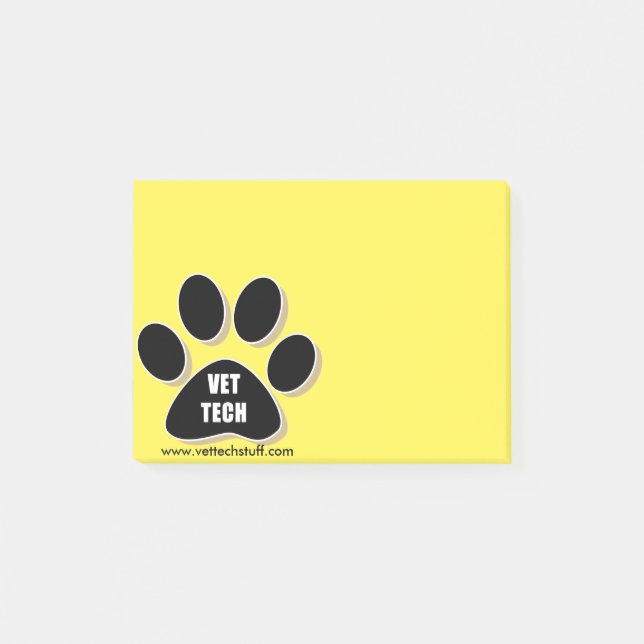 Tierarzt-Technologiepost-it! Post-it Klebezettel (Vorderseite)