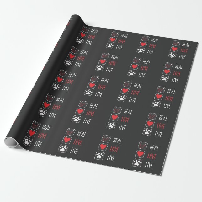 Tierarzt Tierarzt Tierarzt Geschenkpapier (Ungerollt)