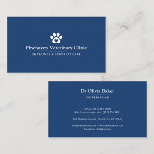 Tierarzt / Tierklinik Visitenkarte