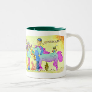 Tierärzte sind cool zweifarbige tasse