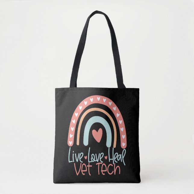 Tierarztgeschenk von Veterinärtechnikern Tasche (Vorderseite)