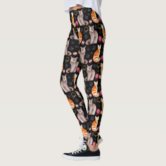 Tierarzthelfer Katzen Muster 2 Leggings