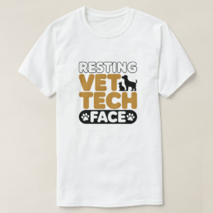 Tierarzthelferin Ästhetik Süße Katzen Hunde Pfote T-Shirt