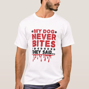 Tierärztin, mein Hund, gebissen sie nie T-Shirt