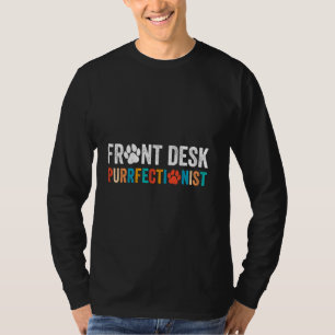 Tierarztklinik-Design für eine Vet Receptionis T-Shirt
