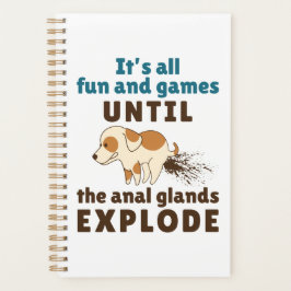 Tierärztliche Anal Glands Explosion Planer