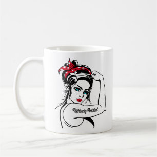Tierärztliche Assistentin Rosie The Riveter Button Kaffeetasse