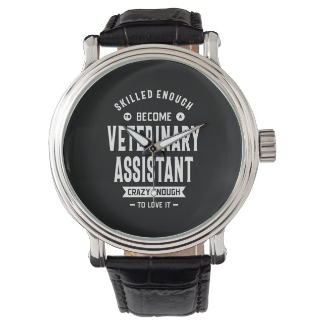 Tierärztliche Assistenz - Überweisung Armbanduhr (Vorderseite)