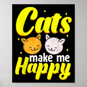 Tierärztliche Geschenke Katze Groomer Whisperkatze Poster