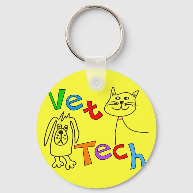 Tierärztliche Geschenke, Tierarzt Schlüsselanhänger (Vorderseite)