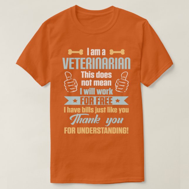 Tierärztliche Gratis-Tierarztgraduate T-Shirt (Design vorne)