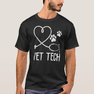 Tierärztliche Liebe Liebe und Pflegepflaster Druck T-Shirt