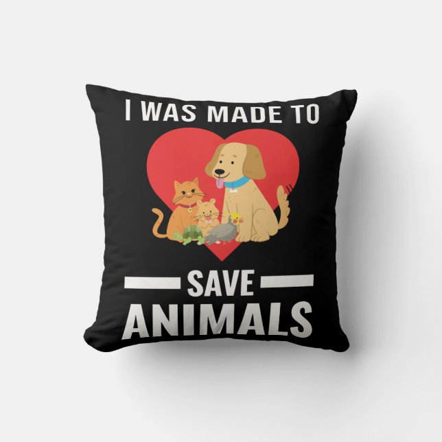 Tierärztliche Liebe Tech Rescue Animes Veterinary Kissen (Vorderseite)