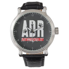 Tierärztliche medizinische Hilfe, aber die Behandl Armbanduhr