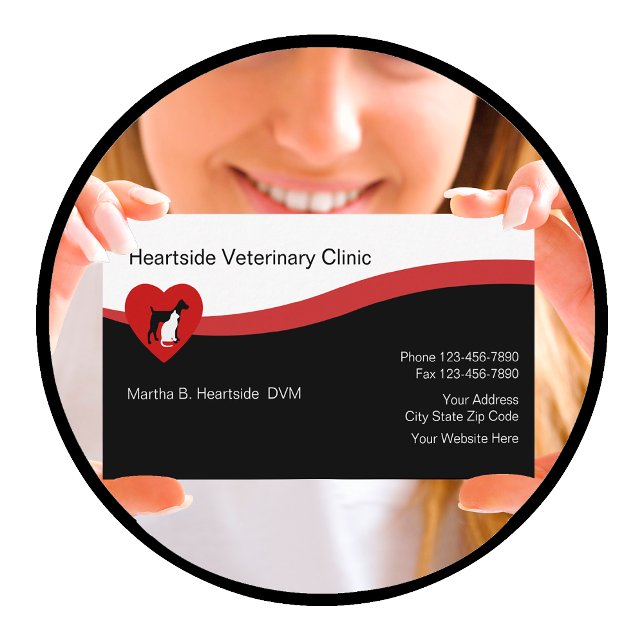Tierärztliche Tierärztliche Visitenkarten Visitenkarte (Von Creator hochgeladen)