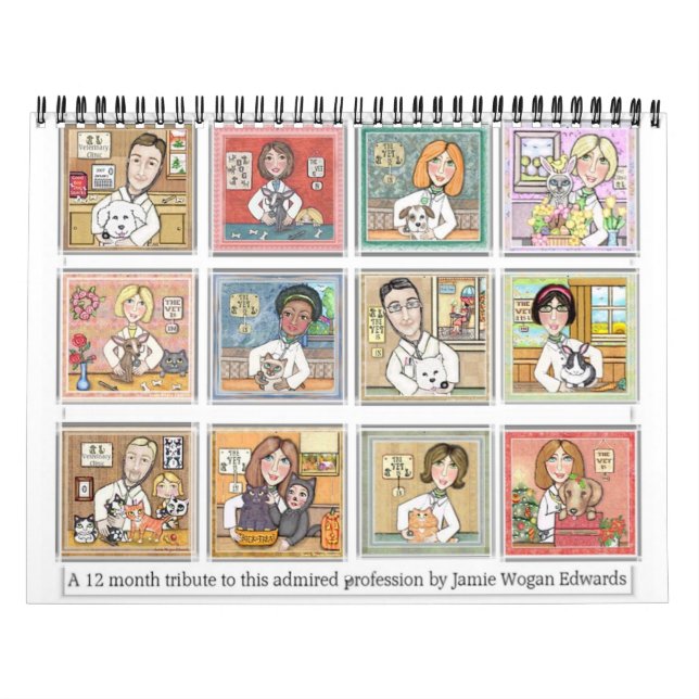 Tierärztlicher beruflicher Wandkalender 2011 (Titelbild)