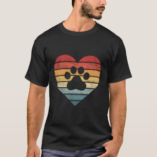 Tierärztlicher Tierarzt Tech Retro Sonnenuntergang T-Shirt