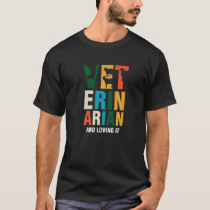 Tierärztlicher und IT-liebender Tierarzt T-Shirt