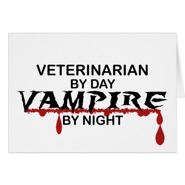 Tierärztlicher Vampir bis zum Nacht (Vorderseite (Horizontal))