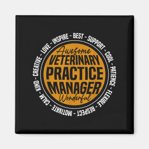 Tierarztpraxis-Manager Lustige Vet-Tech-Woche  Magnet