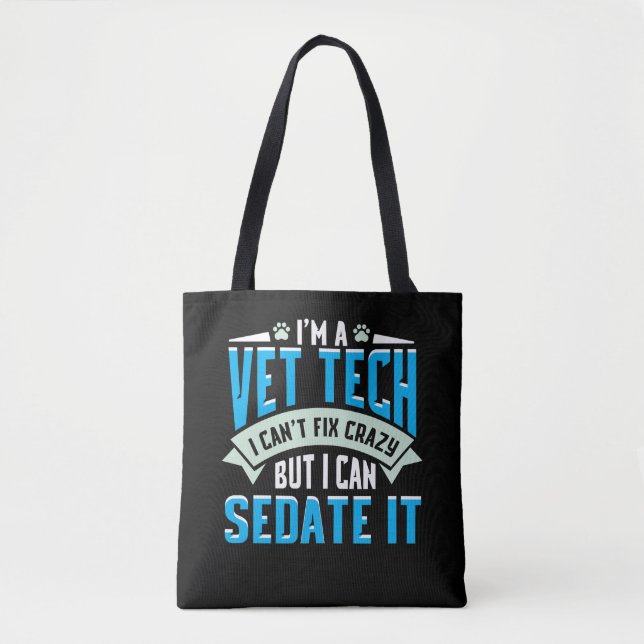 Tierarzttech-Geschenk-Idee - lustiges Tasche (Vorderseite)