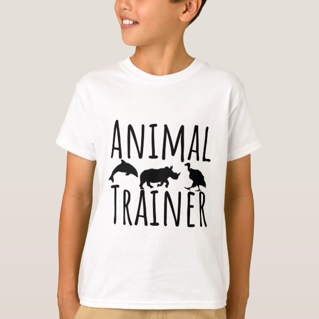 Tierausbilder = T-Shirt (Vorderseite)