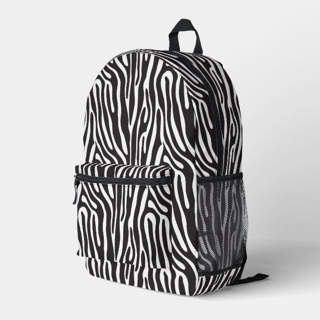Tierausdruck Bedruckter Rucksack (Rückseitige Ecke Rechts)
