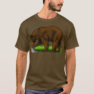Tierbärenbiologie Braunfärbesäugetier T-Shirt