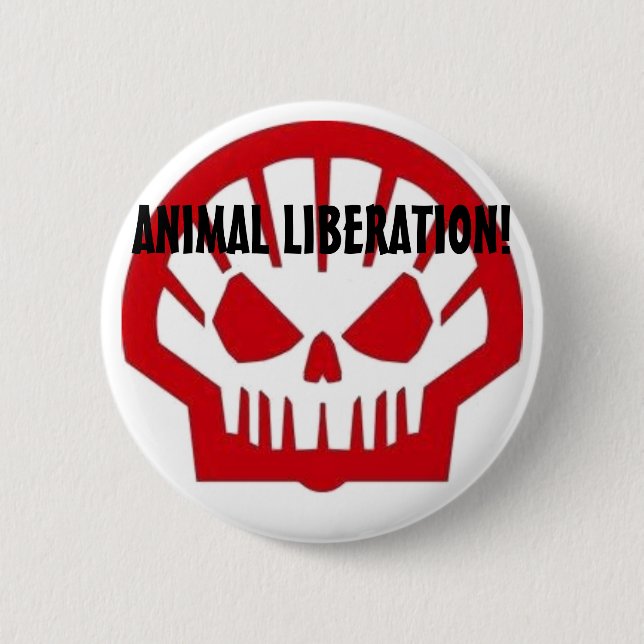 Tierbefreiung! Button (Vorderseite)