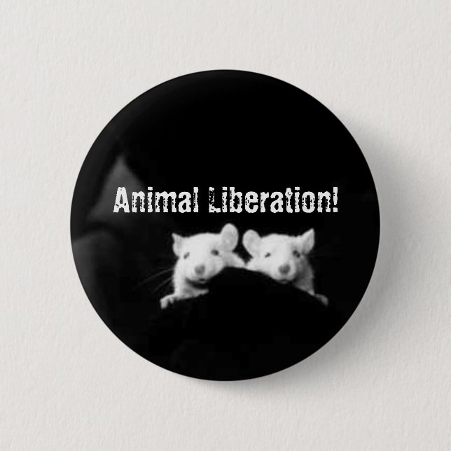 Tierbefreiung! Button (Vorderseite)