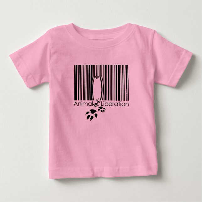 Tierbefreiung für Säuglinge Baby T-shirt (Vorderseite)