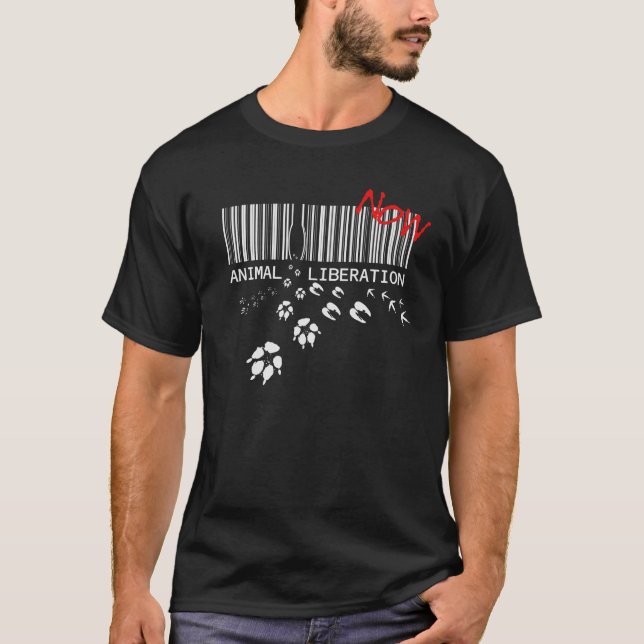 Tierbefreiung JETZT T-Shirt (Vorderseite)