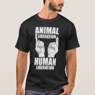 Tierbefreiung Mensch-Befreiung Tier Lover Zo T-Shirt