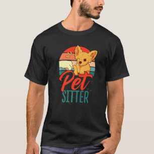 Tierbetreuer Hund Grafik Tierbetreuung Tiere Hunde T-Shirt