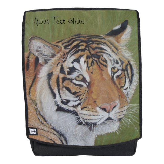 Tierbild des großen Katzenigers Rucksack (Vorderseite)