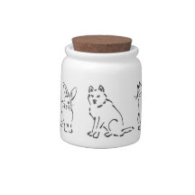 Tierdesign: Katze, Bunny, Hund, Hamster Skizzen