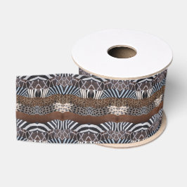 Tierdruck-Band Ripsband