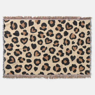 Tierdruck, Braunleopard, Geparden, Herz Decke