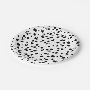 Tierdruck Dalmation Pappteller