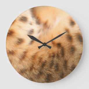 Tierdruck Große Wanduhr