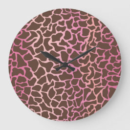 Tierdruck Große Wanduhr