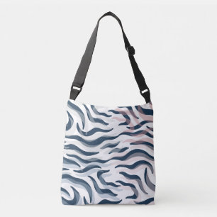 Tierdruck in Marine und Aquarell Tragetaschen Mit Langen Trägern