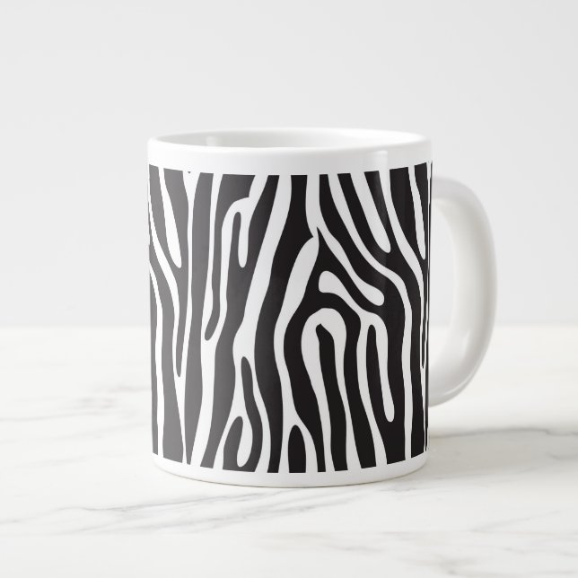 Tierdruck Jumbo-Tasse (Vorderseite Rechts)