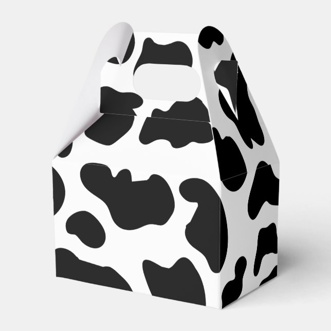 Tierdruck, Kuh-Druckgeschenk-Muster, Landtiere Geschenkschachtel (Vorderseite)