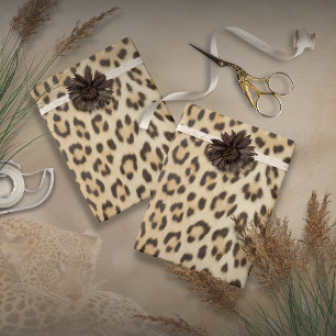 Tierdruck-Leoparden-Wrapapier Geschenkpapier
