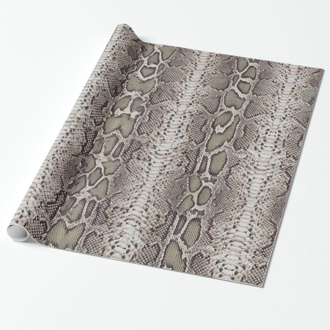 Tierdruck SCHLANGEN-HAUT Geschenkpapier (Ungerollt)