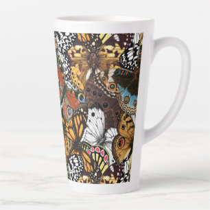 Tierdruck. Schmetterlingsflügel. Milchtasse