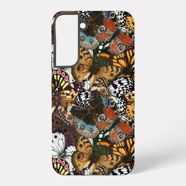 Tierdruck. Schmetterlingsflügel. Samsung Galaxy Hülle (Rückseite)