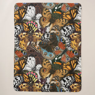 Tierdruck. Schmetterlingsflügel. Sherpadecke