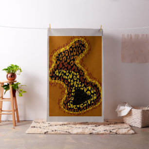 Tierdruck von Leopard #16 Stoff